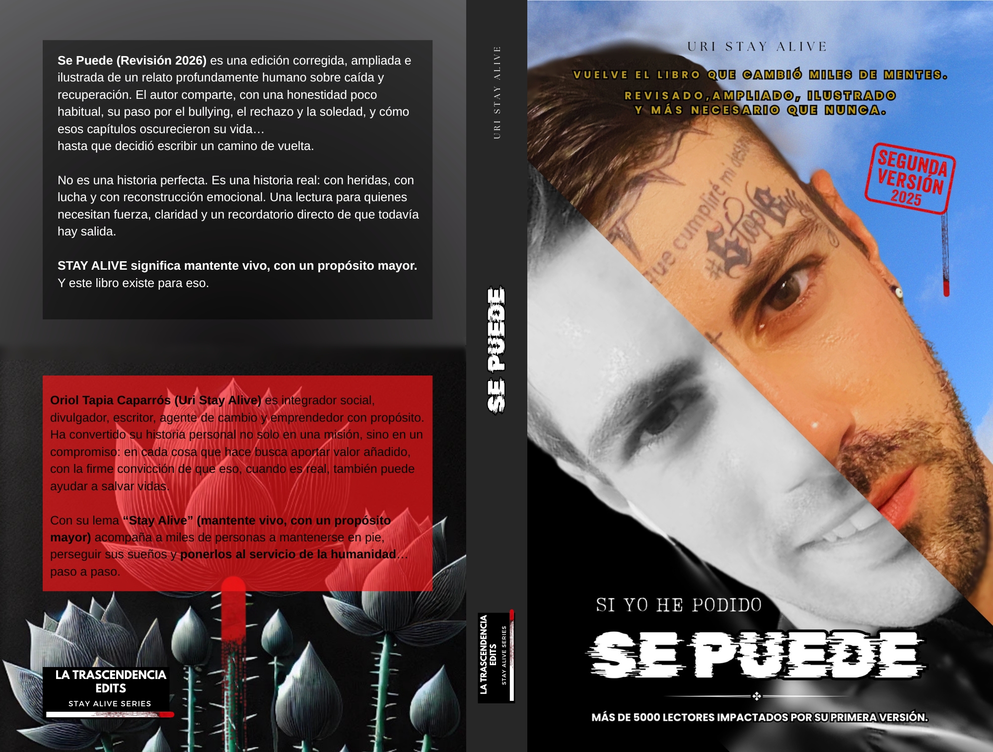 Portada completa del libro Se Puede de Uri Stay Alive