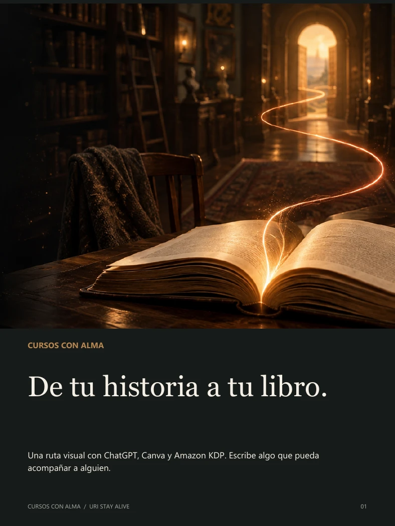 Portada real del PDF De tu historia a tu libro